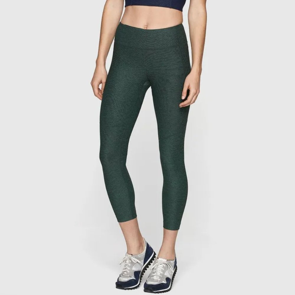 Outdoor Voices 3/4 Warm Up Legging in Hunter Green, M